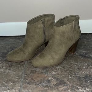 Old Navy Suede Green Booties